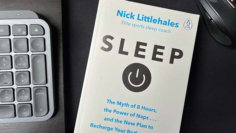 sleep book cover by nick littlehales